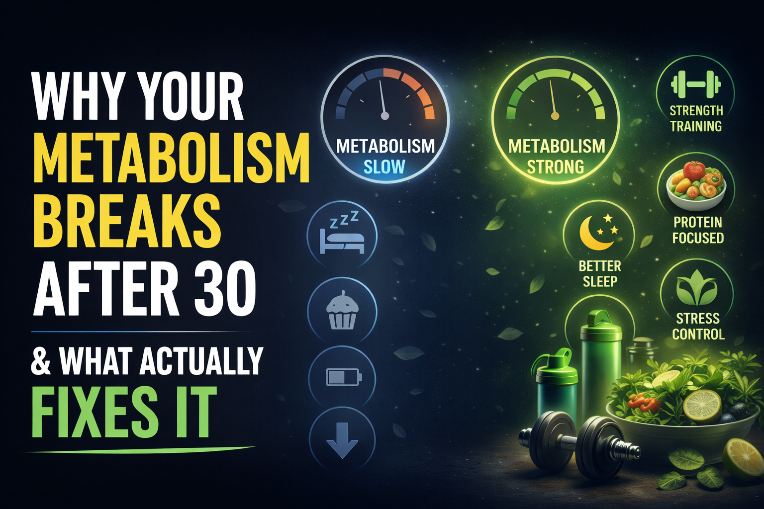 Why Your Metabolism Breaks After 30 & What Actually Fixes It