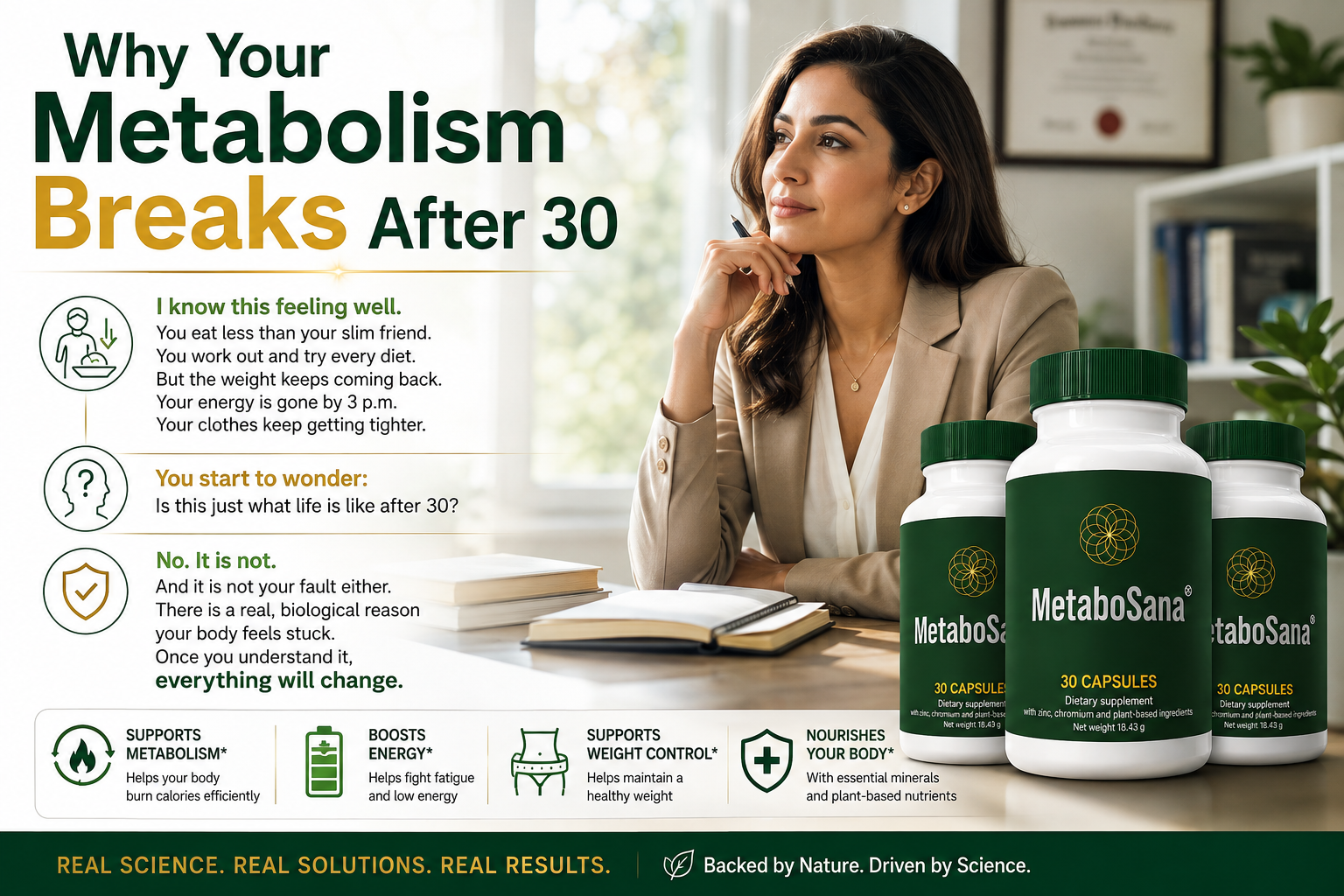 Why Your Metabolism Breaks After 30 & What Actually Fixes It