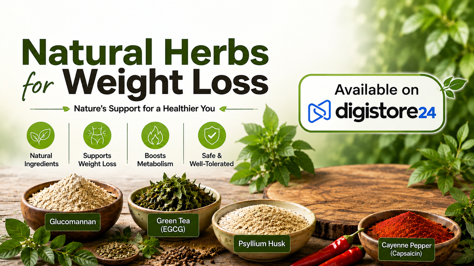 Natural Herbs for Weight Loss: What the Evidence Actually Shows