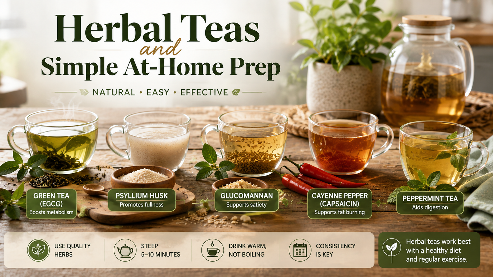 Herbal Teas and Simple At-Home Prep